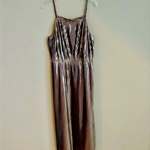 Banana Republic women’s metallic party dress